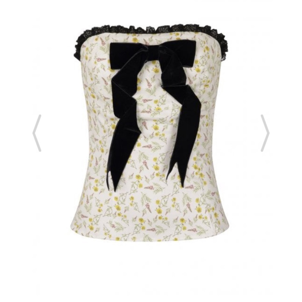 Collectif mainline orla field floral bodice top